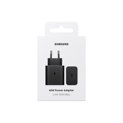 Samsung Зарядне пристрій мережевий Samsung 60Вт USB-С PD PPS, чорний