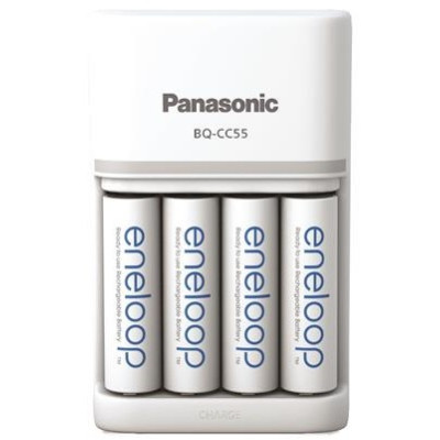 Panasonic Зарядний пристрій Smart-Quick Charger+Eneloop 4AA 2000 mAh NI-MH