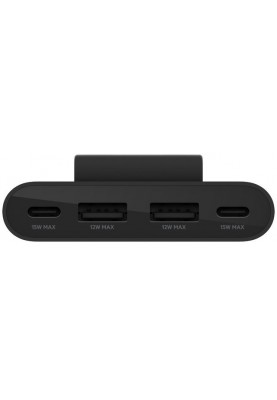 Belkin Адаптер 2хUSB-C/2хUSB-A, 2м, чорний