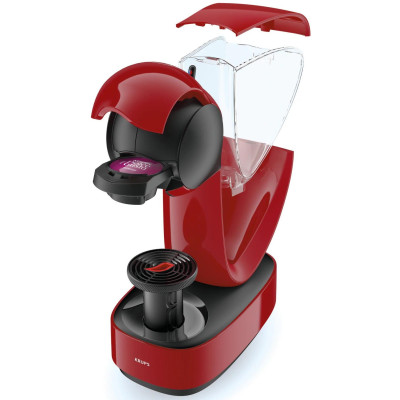 Krups Кавоварка капсульна Infinissima, 1.2л, капсули NESCAFE Dolce Gusto, червоний