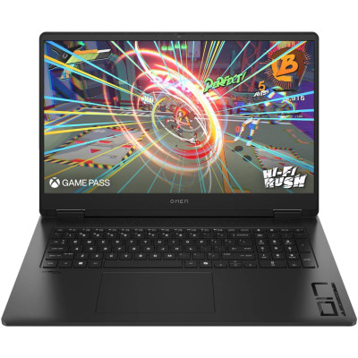 HP Ноутбук OMEN 17-db0002ua 17.3" QHD IPS AG, AMD R9-8945HS, 32GB, F1024GB, NVD4060-8, DOS, чорний