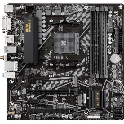 Gigabyte Материнська плата B550M DS3H AC sAM4 B550 4xDDR4 M.2 HDMI D-Sub mATX