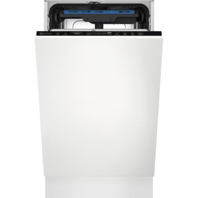 Electrolux Посудомийна машина Electrolux вбудована, 10компл., D, 45см, дисплей, інвертор, 3й кошик, чорний