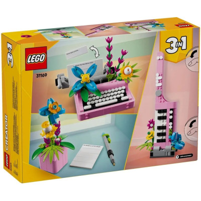 LEGO Конструктор LEGO Creator Друкарська машинка з квітами