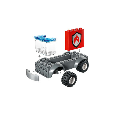 LEGO Конструктор City Пожежне депо та пожежна машина