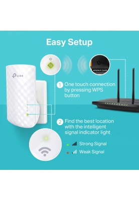 TP-Link Повторювач Wi-Fi сигналу RE220 AC750 1xFE LAN