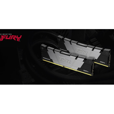 Kingston Пам'ять ПК DDR4 32GB KIT (16GBx2) 4266 FURY Renegade Чорний