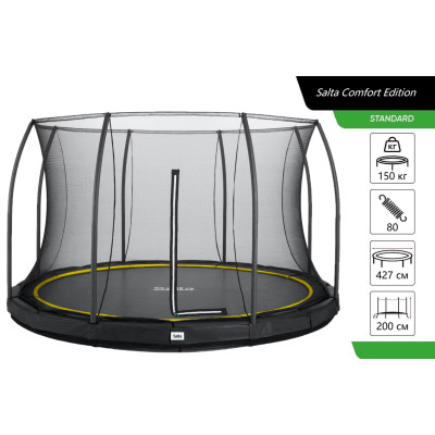 Salta Comfort Edition Ground Круглий 427 см Black