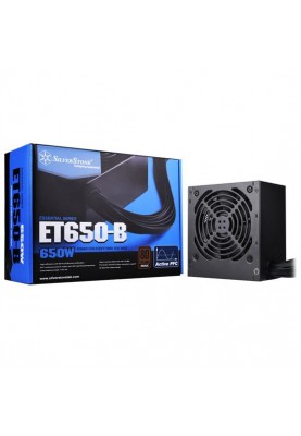 SilverStone Блок живлення Strider Essential (650W) >85% 80+ Bronze 120мм 1xMB 24pin(20+4) 1xCPU 8pin(4+4) 3xMolex 6xSATA 4xPCIe 8pin(6+2)