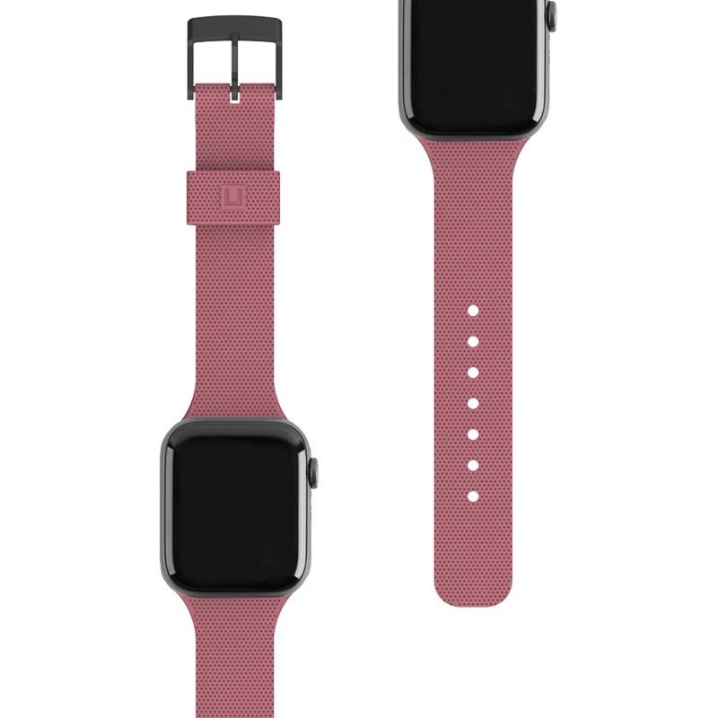 UAG Ремінець [U] для Apple Watch 44/42 Dot Silicone, Dusty Rose
