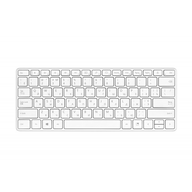 Microsoft Клавіатура Designer Compact 79 key, BT, EN/UKR/RU, Білий