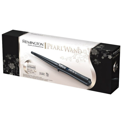 Remington Плойка Pearl Tong, >300Вт, D-32mm, 130-210С, дисплей, кераміка, чорний