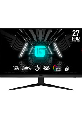 MSI Монітор 27" G2712F 2xHDMI, DP, Audio, IPS, 180Hz, 1ms, sRGB 96%, AdaptiveSync