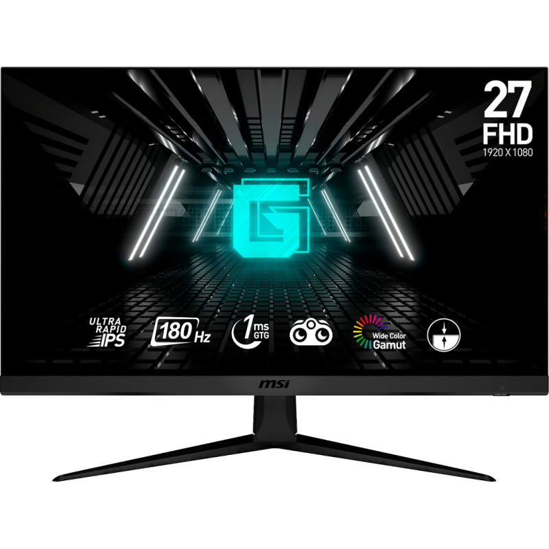 MSI Монітор 27" G2712F 2xHDMI, DP, Audio, IPS, 180Hz, 1ms, sRGB 96%, AdaptiveSync