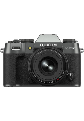 Fujifilm Цифр. фотокамера X-T50 + XF16-50mmF2.8-4.8 R LM WR Kit Charcoal silver