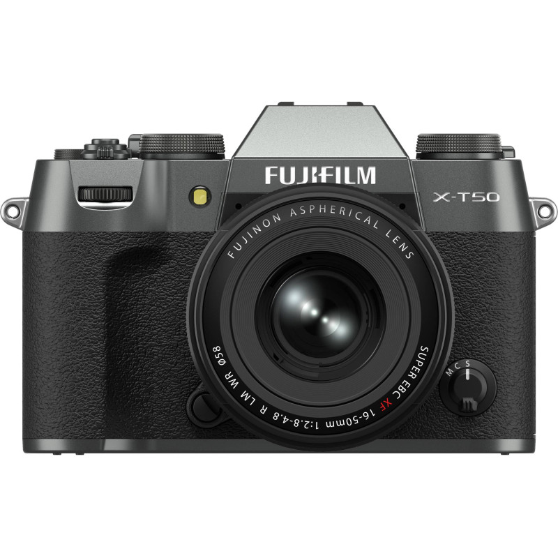 Fujifilm Цифр. фотокамера X-T50 + XF16-50mmF2.8-4.8 R LM WR Kit Charcoal silver