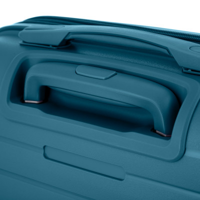 2E Валіза, Aero, поліпропілен, мала, 35/44 л, TSA, 4 колеса, EXP, синій 2E Валіза, Aero, поліпропілен, мала, 35/44 л, TSA, 4 колеса, EXP, синій