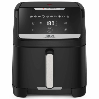 Tefal Мультипіч Tefal Easy Fry Silence XXL, 1800Вт, чаша-7л, сенсорне управління, 10 програм, пластик, чорний
