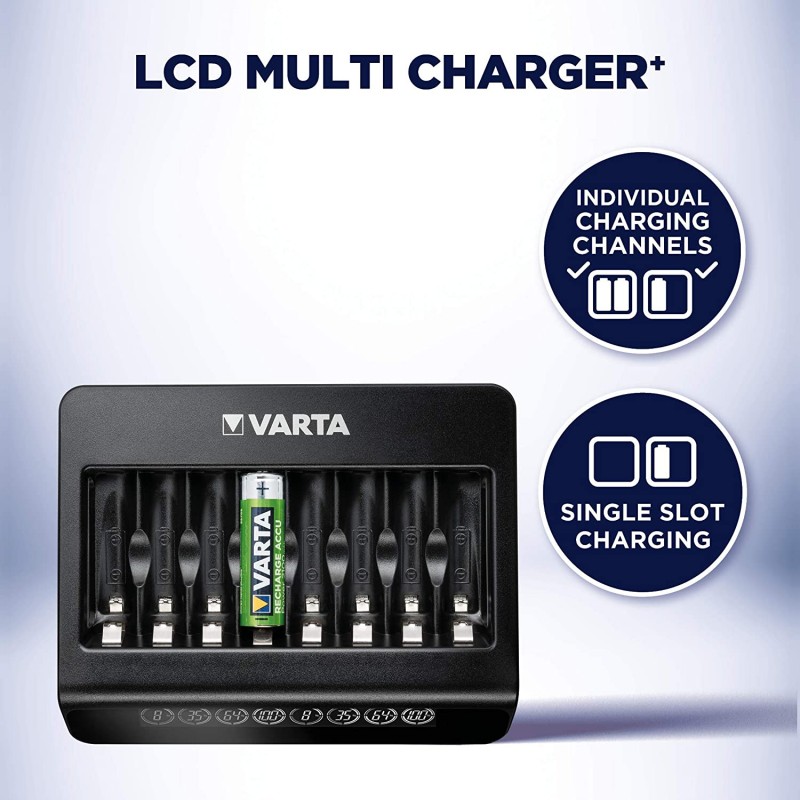 VARTA Зарядний пристрій LCD MULTI CHARGER PLUS