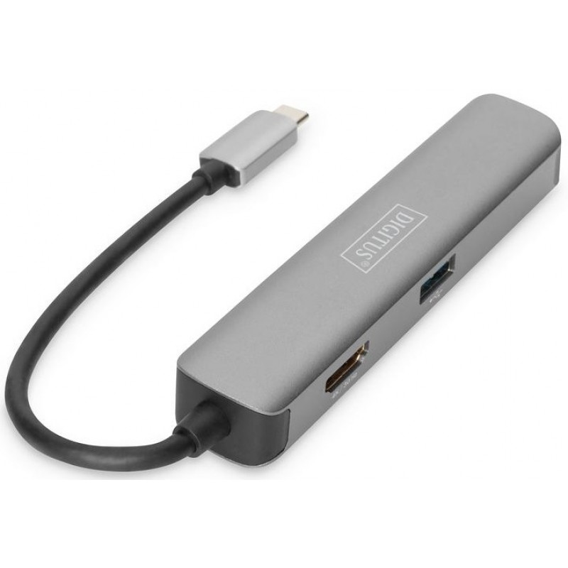 Digitus Док-станція Travel USB-C, 5 Port