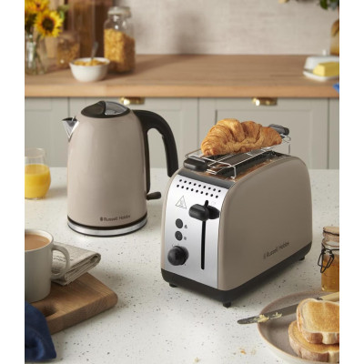 Russell Hobbs Тостер 1671Вт, нержав., підігрів, моко