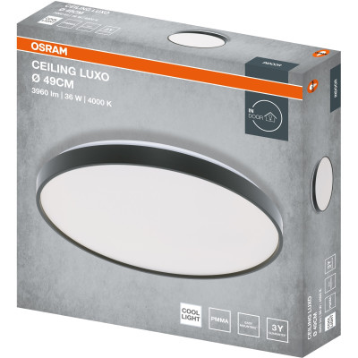 Osram Світильник накладний CEILING LUXO 36Вт 4000К чорний Osram Світильник накладний CEILING LUXO 36Вт 4000К чорний