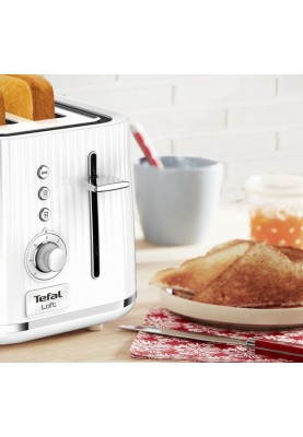 Tefal Тостер Loft 850Вт, пластик, білий