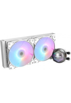 Zalman Система рідинного охолодження ALPHA 24 WHITE, LGA1700, 2066, 2011-V3, 2011, 1200, 115X, AM5, AM4, AM3, TDP 300W, ARGB