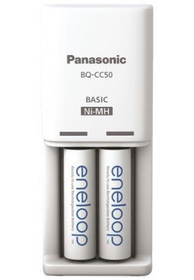 Panasonic Зарядний пристрій Compact Charger+ Eneloop 2AA 2000 mAh