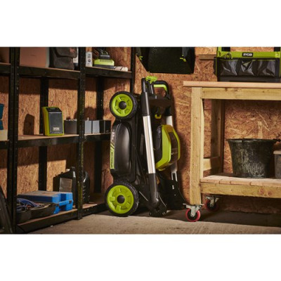 Ryobi Газонокосарка акумуляторна RY36LMXSP53A-160 самохідна MAX POWER 36В акб 1х6А·год дека 53см 70л 20-100мм 3в1 LED-фари до 3200м.кв