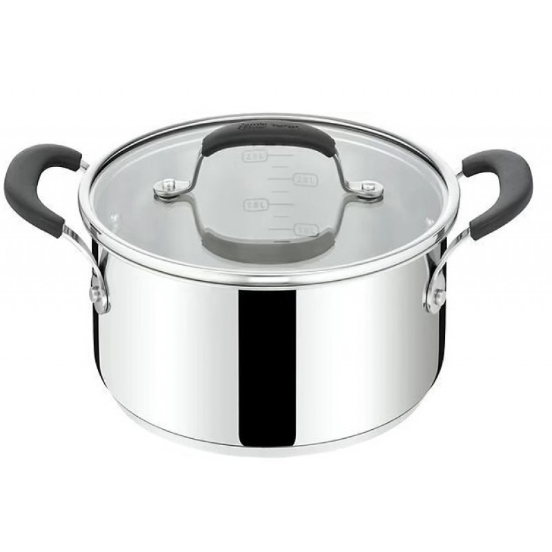 Tefal Каструля з кришкою, Jamie Oliver Home Cook, 3.1 л, 20 см, нержавіюча сталь