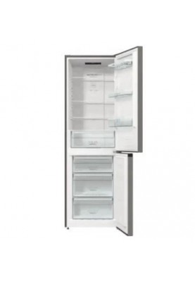 Gorenje Холодильник з нижн. мороз. камерою 185х60х60см, 2 двері, 203(99)л, А++, NoFrost+, LED дисплей, Зона св-ті, нерж