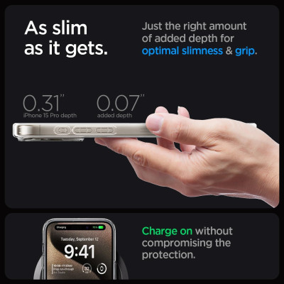 Spigen Чохол Apple iPhone 15 Pro Ultra Hybrid MagFit, Gold