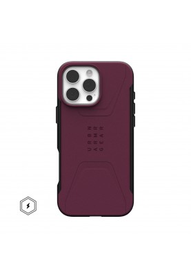 UAG Чохол для iPhone 16 Pro Max, Civilian Magsafe, Bordeaux