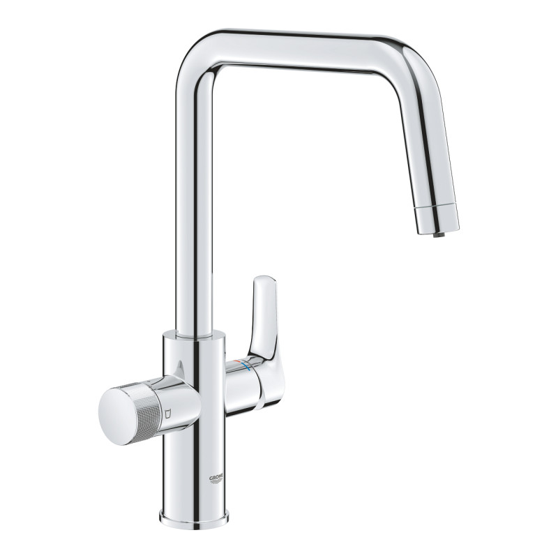 Grohe Змішувач для кухні Blue Pure Start, довж.виливу - 223мм, поворотний, 1+1 фильтр, хром