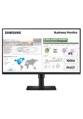 Samsung Монітор 27" S27D400 2*HDMI, DP, USB, IPS, 100Hz
