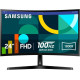Samsung Монітор 23.8" S24D366 D-Sub, HDMI, VA, 100Hz, 4ms, CURVED