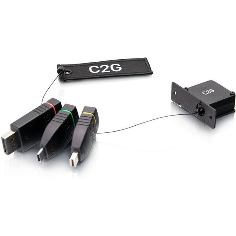 C2G Комплект перехідників retractable C2G Adapter Ring HDMI на mini DP DP USB-C