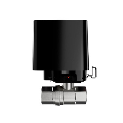Ajax Розумний кульовий кран WaterStop 3/4" Jeweler, бездротовий, чорний Ajax Розумний кульовий кран WaterStop 3/4" Jeweler, бездротовий, чорний