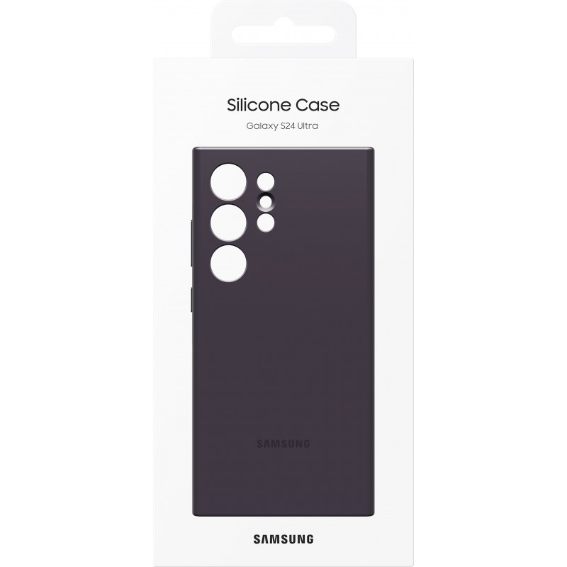 Samsung Чохол для Galaxy S24 Ultra (S928), Silicone Case, фіолетовий темний