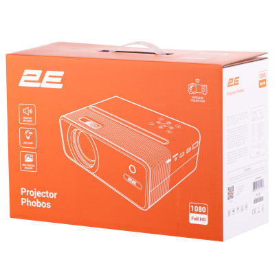 2E Проєктор Phobos FHD, 200 lm, LED, 1.3, WiFi