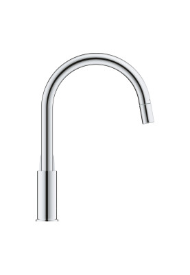 Grohe Змішувач для кухні QuickFix Start Flow, довж.виливу - 215мм, поворотний/витяжний, 1важіль, хром