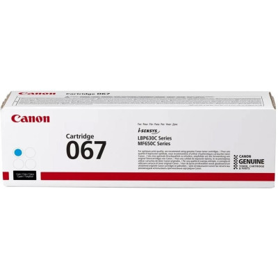 Canon Картридж 067H MF651Cw/MF655Cdw/MF657Cdw/LBP631Cw/LBP633Cdw  Cyan (2350 стор.)