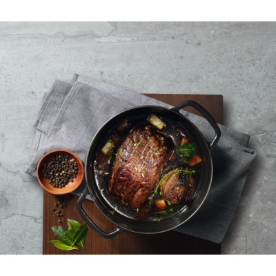 Electrolux Духова шафа електрична компактна, 43л, дисплей, конвекція, ф-ція мікрохвиль, чорний матовий