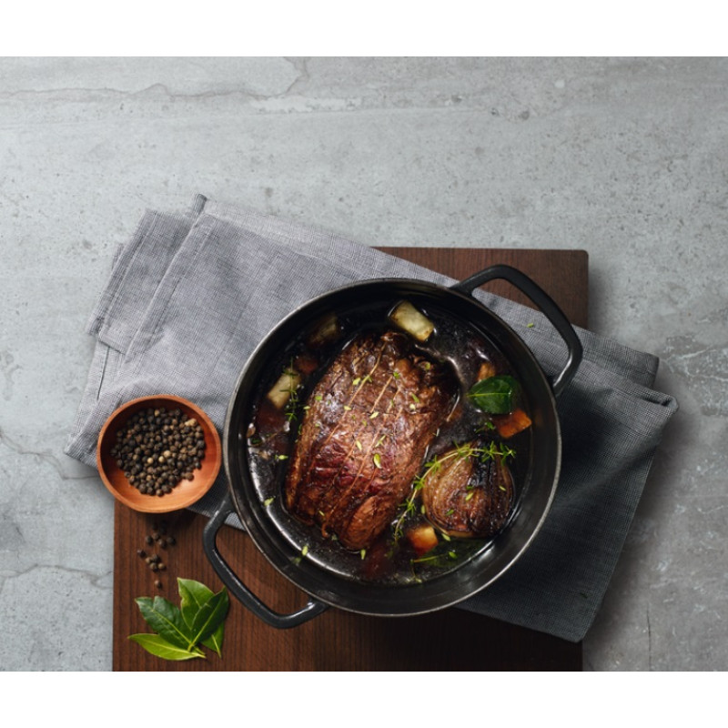Electrolux Духова шафа електрична компактна, 43л, дисплей, конвекція, ф-ція мікрохвиль, чорний матовий