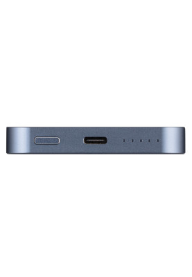 2E Акумулятор портативний літій-іонний Power Bank Wireless QI 5000мА·год, 20Вт, PD, синій
