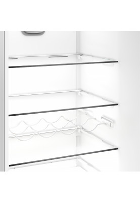 Whirlpool Холодильник Whirlpool з нижн. мороз., 203.5x60х66.3, холод.відд.-231л, мороз.відд.-104л, 2дв., А++, NF, дисплей, інв., зона нульова, сірий