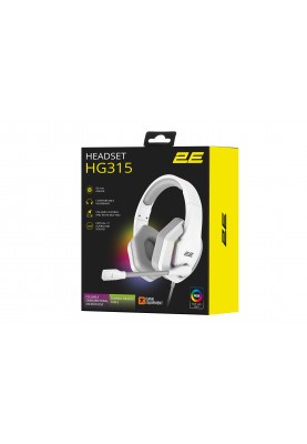 2E Gaming Гарнітура HG315 RGB USB 7.1 White