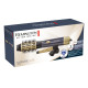 Remington Фен-щітка Sapphire Luxe, 1000Вт, 2 режими, іоніз-я, хол. обдув, кераміка, сапфіровий