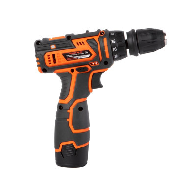 TEKHMANN Шурупокрут-дриль акумуляторний TCD-12/2 BS Kit 12В 1х2А·рік 30Нм 0-400·1400об·хв 1кг кейс з приляддям